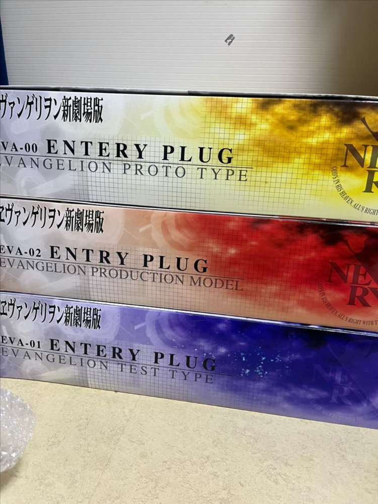 에반게리온 엔트리 플러그 3종 일괄 신지 아스카 레이 스카이넷 피규어--4