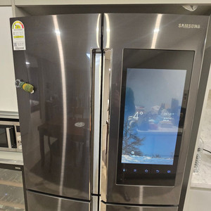 삼성 비스포크 액정 양문형 4도어 냉장고