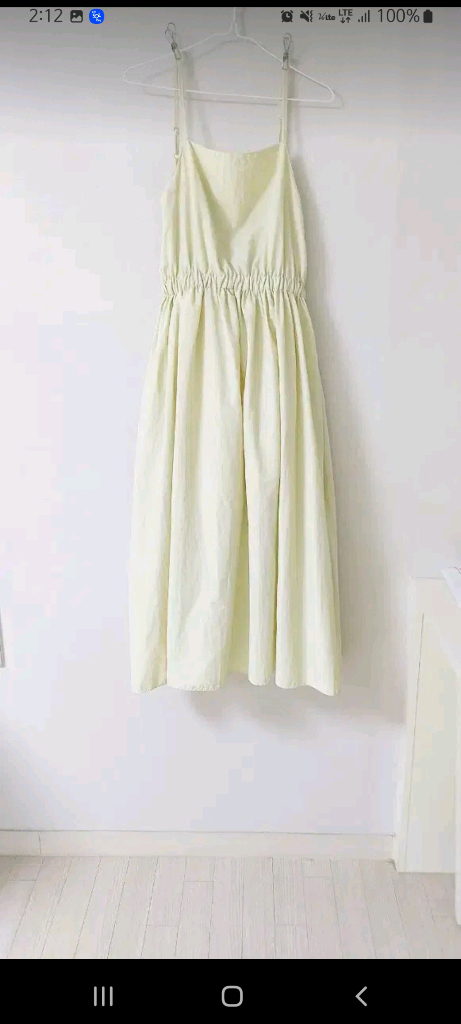 아이보리 뷔스티에 롱원피스--2