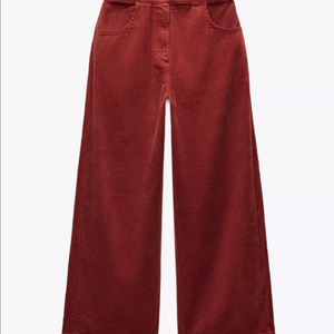 새상품) 자라 xs(~66) 코듀로이 와이드팬츠 코스 마시모두띠 bcbg 빈폴 닥스 가니 비이커 한섬 스타일