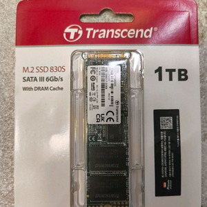 M.2 sata 트랜센드 mts830S 1TB ssd(미개봉)