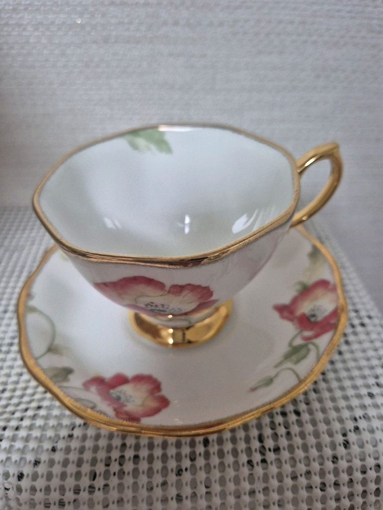 로얄알버트 100주년 기념 골드핸들찻잔 2조가격--1