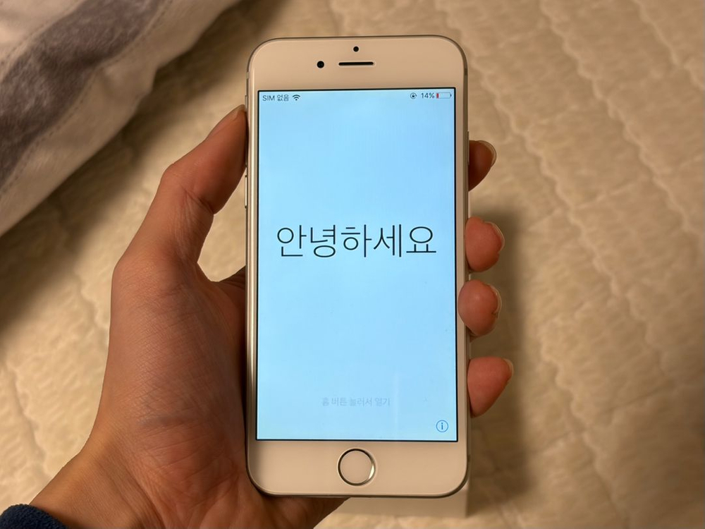 아이폰6 16기가 실버 부품용 이미지