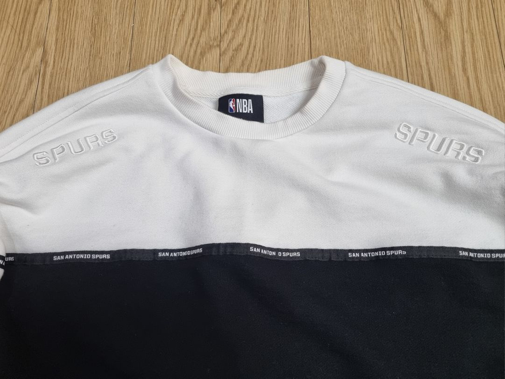 NBA 샌안토니오 스퍼스 오버핏 피그먼트 맨투맨 티셔츠--2