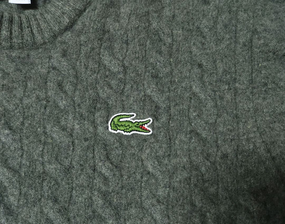 라코스테 쥬니어 케이블 풀오버 라운드 니트, 스웨터--2