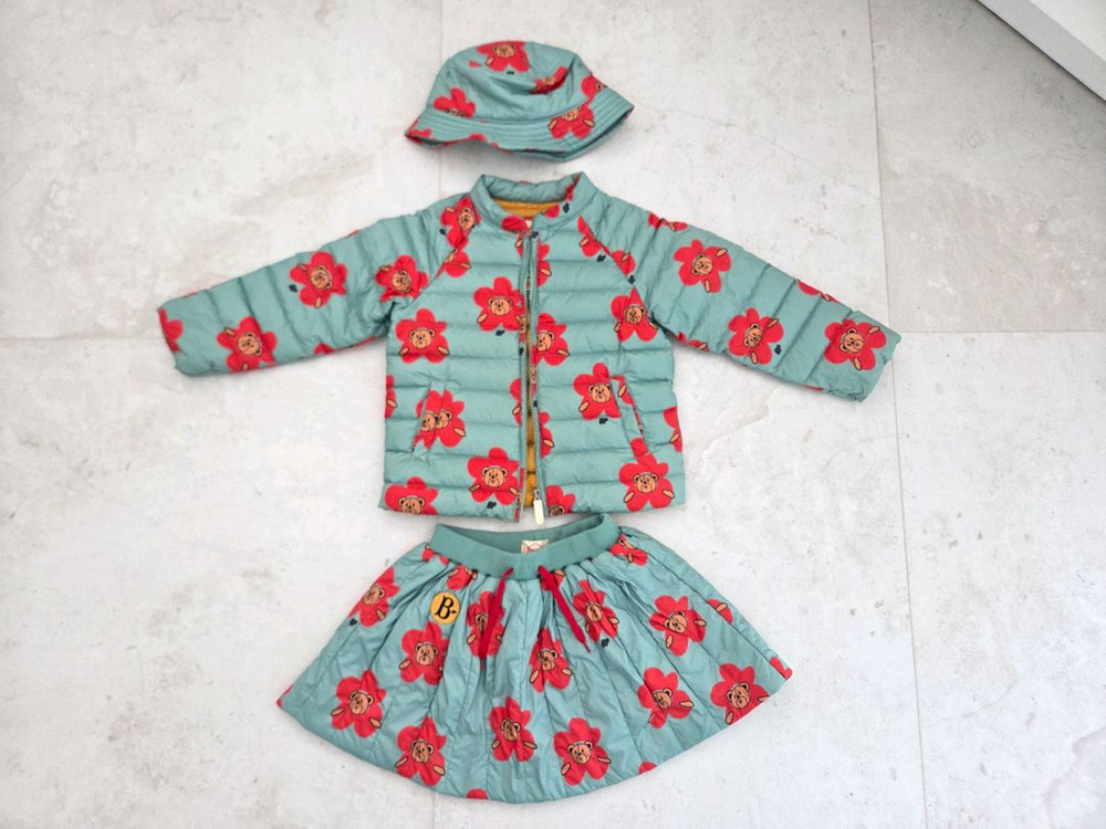 베베드피노 경량패딩&스커트 세트 110--0