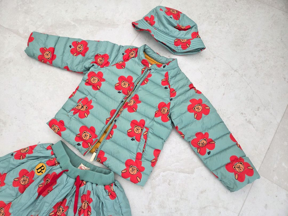 베베드피노 경량패딩&스커트 세트 110--1