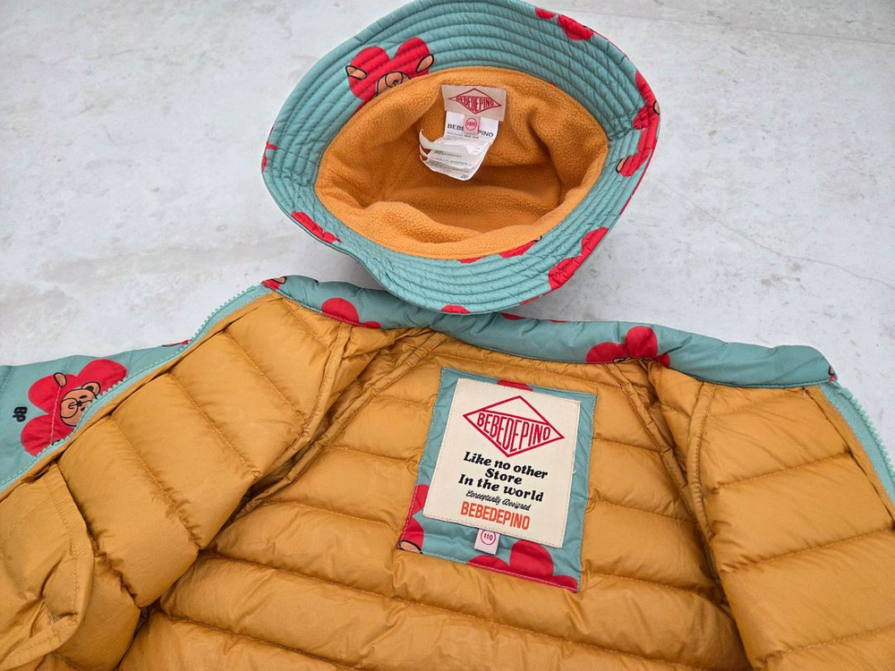 베베드피노 경량패딩&스커트 세트 110--2