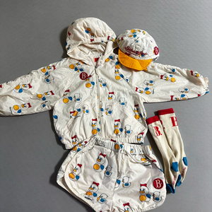 베베드피노 카나드 오리 바람막이 세트 110 (모자 바람막이 바지 니삭스)