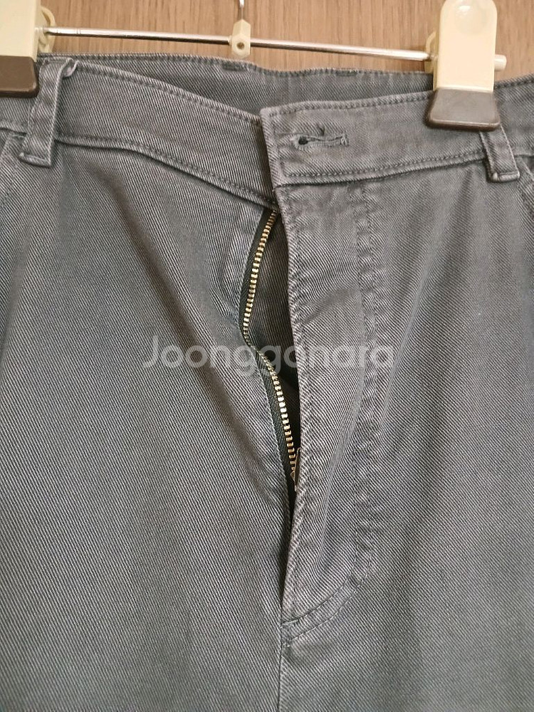 타임옴므 남성 가먼트워싱 레이온 면혼방 다크그레이 바지88 (35)--1