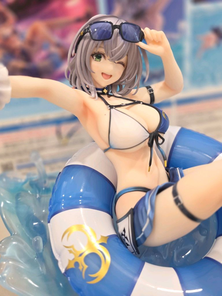 개봉) 굿스마일 컴퍼니 hololive 프로덕션 시로가네 노엘 수영복Ver. 1/7 스케일 피규어--1