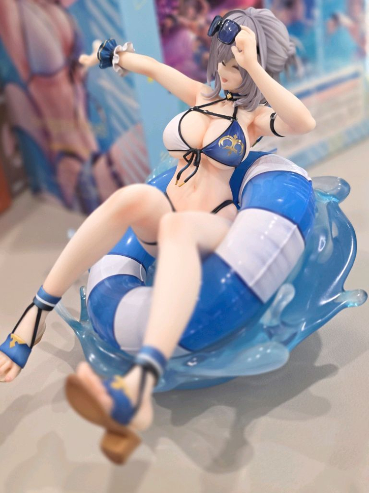 개봉) 굿스마일 컴퍼니 hololive 프로덕션 시로가네 노엘 수영복Ver. 1/7 스케일 피규어--3