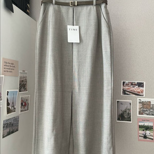 정품 타임(time) 슬릿 맥시 스커트 67-98사이즈