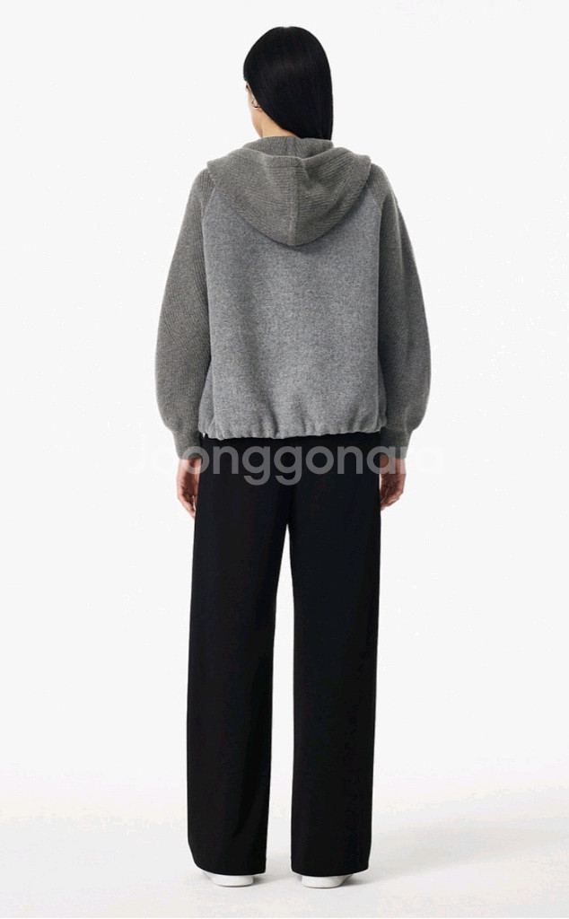 [새상품]보브(VOV) 니트 우븐 믹스 후드자켓(2025신상)--2