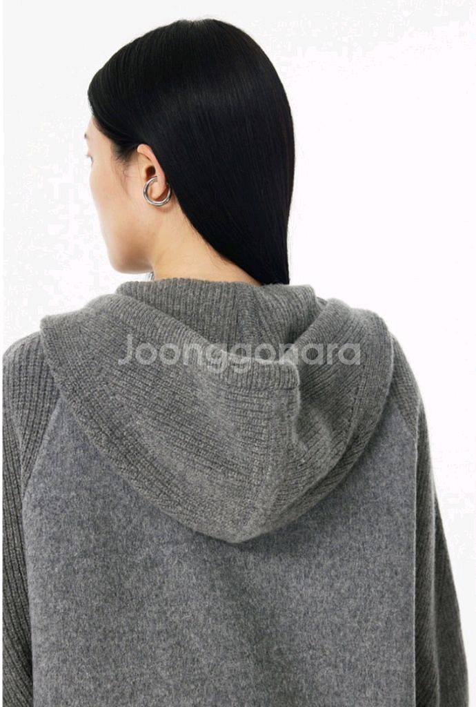 [새상품]보브(VOV) 니트 우븐 믹스 후드자켓(2025신상)--6