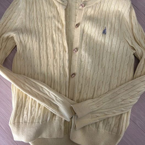 케이블 니트 가디건