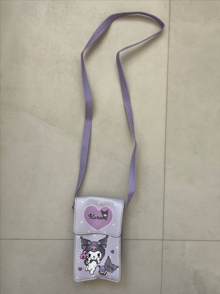 산리오 쿠로미 스마트폰 가방 새상품--6