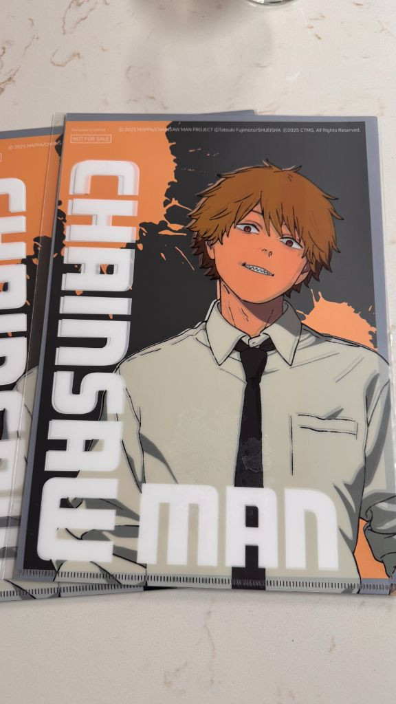 체인소맨 롯데시네마 메탈 뱃지 3종 미개봉--1