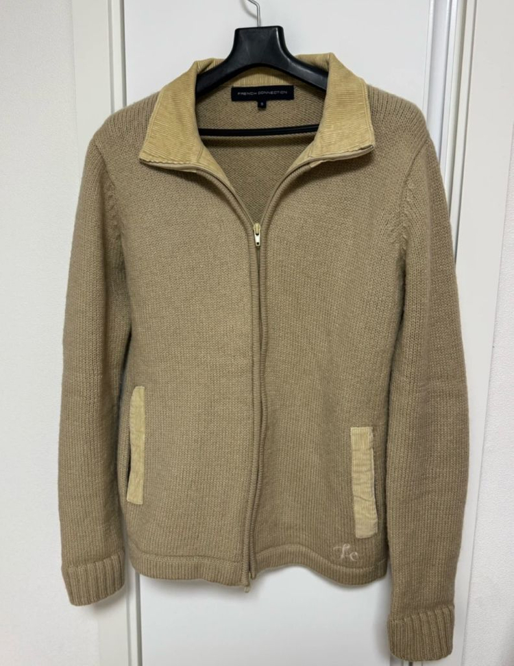 영국 직구 프렌치커넥션 울100 가디건 S--0