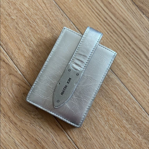 마뗑킴 카드지갑 실버