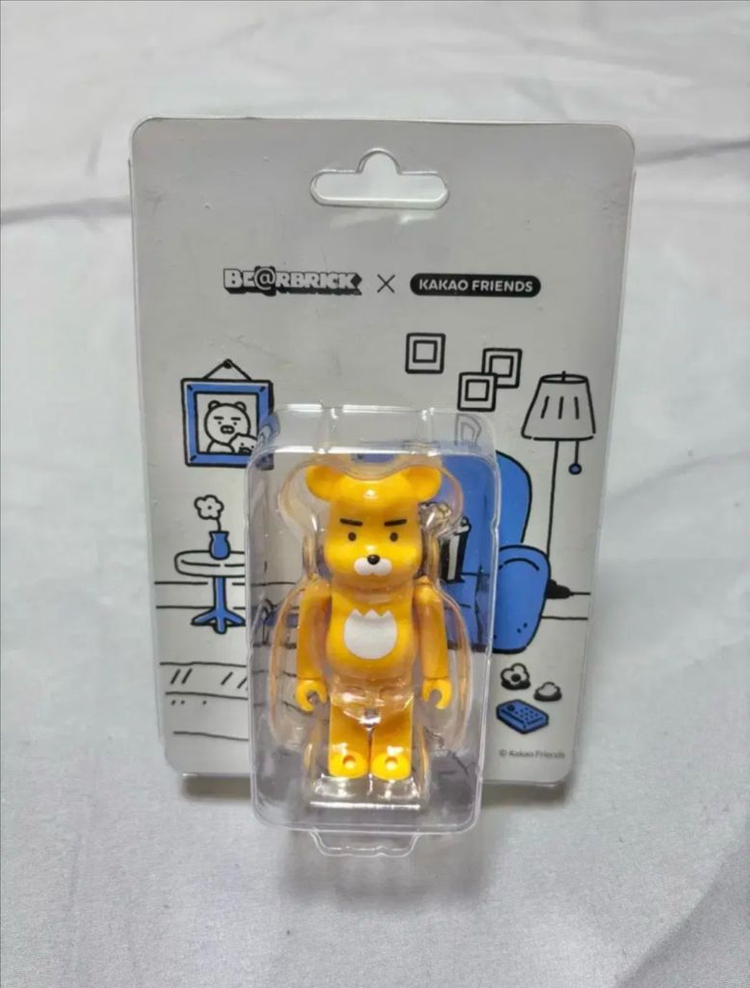 라이언 베어브릭 100% 미개봉 피규어 굿즈 카카오프렌즈 춘식이 이미지