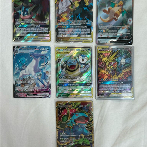포켓몬 카드 희귀 특일 7장 이미지