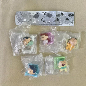 짱구 가챠 잘자요 2탄 5종 풀세트 굿나잇 피규어 방범대 오야스미 잠자는