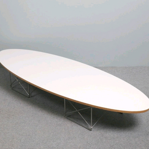 (무료배송) 자작나무 원목 타원형 거실 테이블 탁자 식탁 겸용