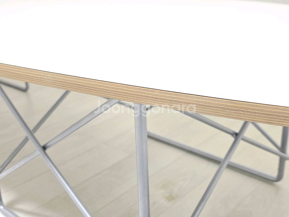 (무료배송) 자작나무 원목 타원형 거실 테이블 탁자 식탁 겸용--8