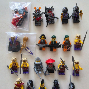 레고 닌자고 악당 미니피규어 일괄 판매