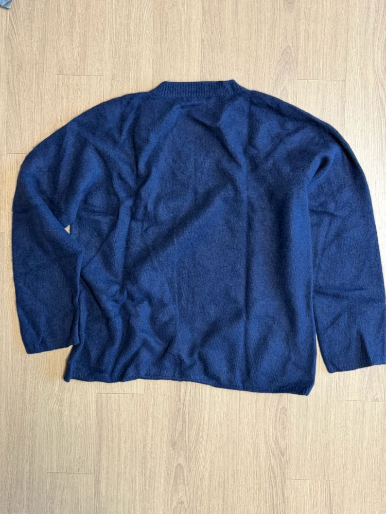 시어드 seard Raccon V-neck Knit (네이비) 라쿤브이넥니트--2