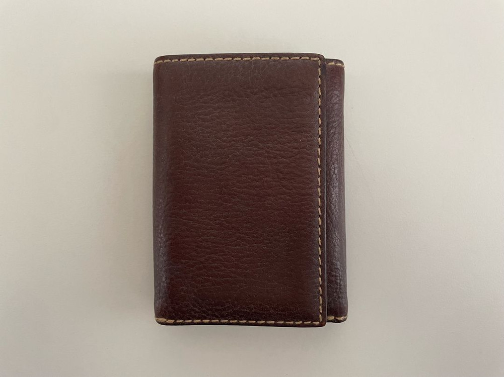 빈티지 리바이스 레더 트리플 폴드 지갑--0