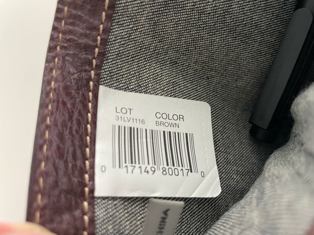 빈티지 리바이스 레더 트리플 폴드 지갑--5