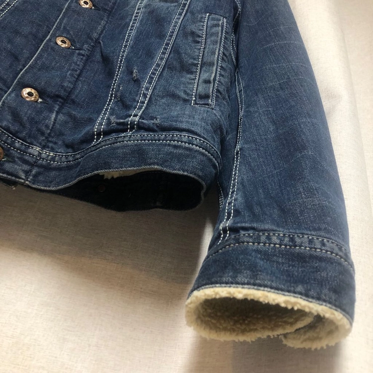 디젤 데님 쉐르파 재킷 M(95) 이미지