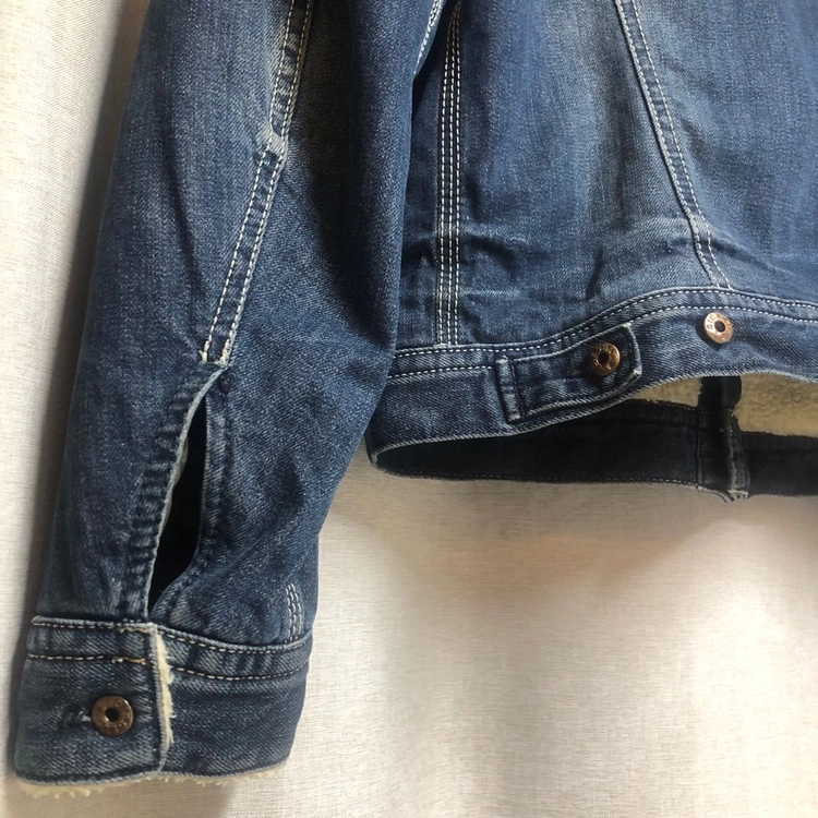 디젤 데님 쉐르파 재킷 M(95) 이미지