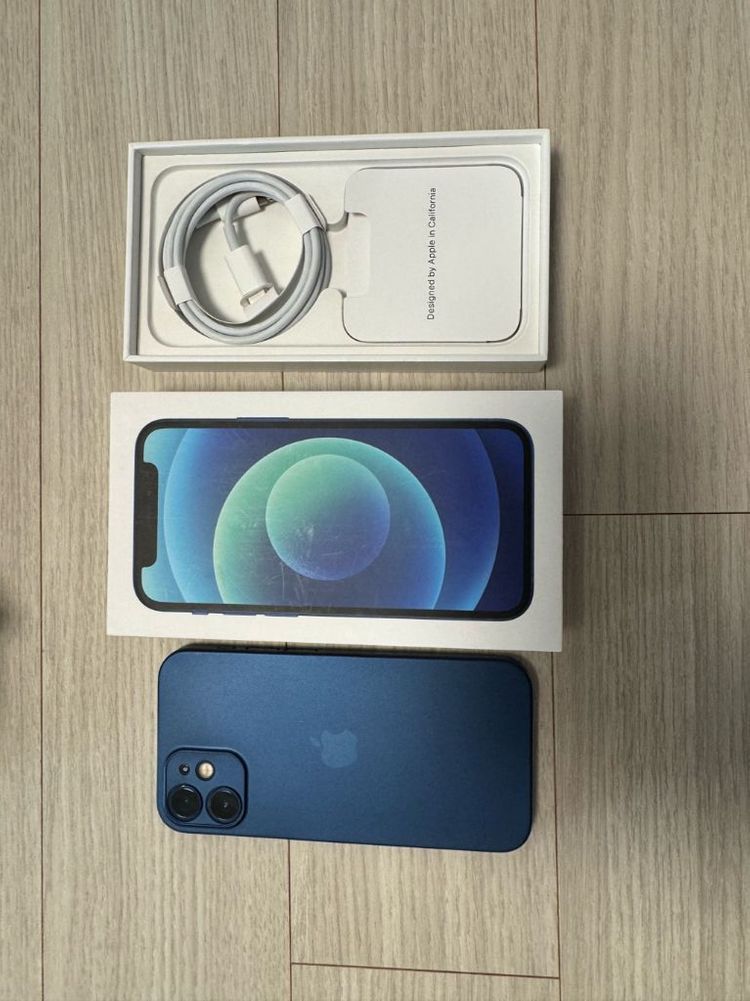 아이폰 12미니 무광 블루 64GB(AA급)--2