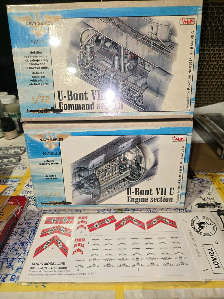 CMK U-Boot VII C 엔진/지휘실 1/72 프라모델 이미지