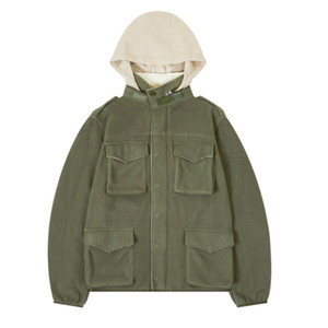 사파리스팟 Fleece Millitary Hoodie Jacket 새상품