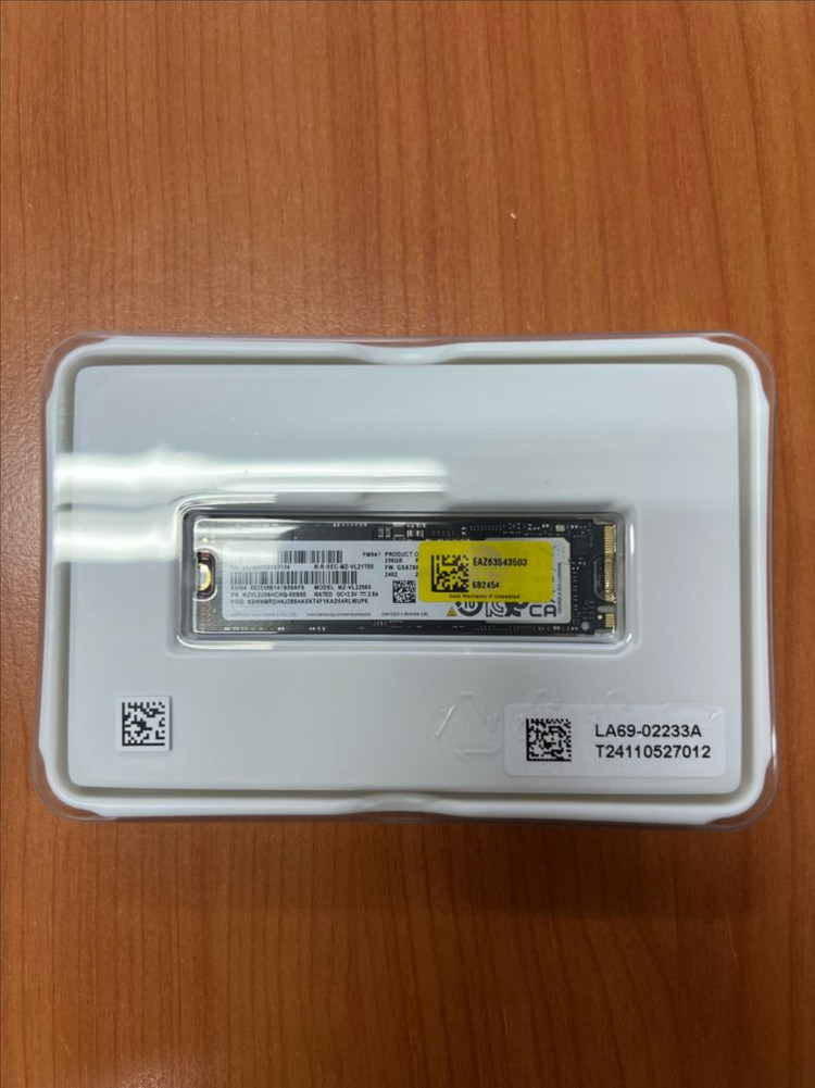 SSD 삼성전자 PM9A1 256GB M.2 NVMe 판매 합니다.--0