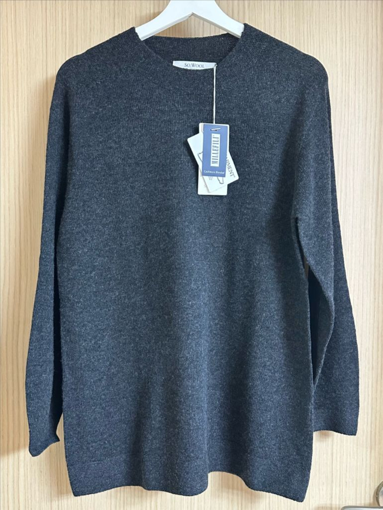 새상품 고퀄 홀가먼트 울100니트 홀가먼트니트 홀가니트 그레이 사이즈M 입학식룩 참관수업 모임룩--0