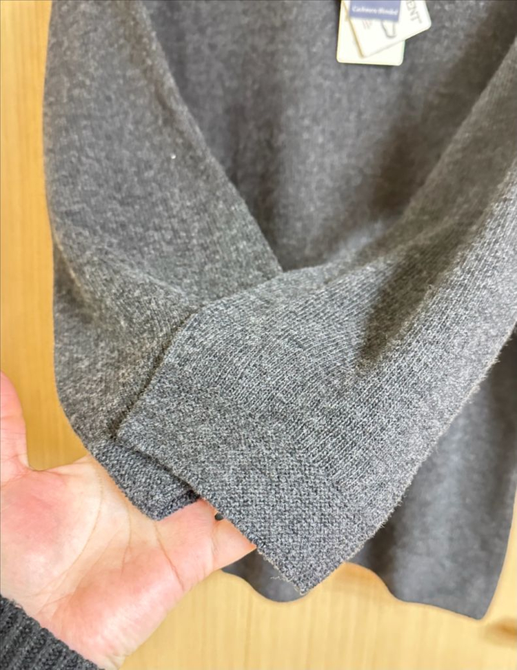 새상품 고퀄 홀가먼트 울100니트 홀가먼트니트 홀가니트 그레이 사이즈M 입학식룩 참관수업 모임룩--1