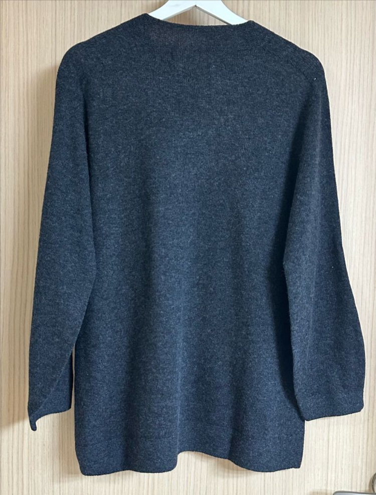 새상품 고퀄 홀가먼트 울100니트 홀가먼트니트 홀가니트 그레이 사이즈M 입학식룩 참관수업 모임룩--4