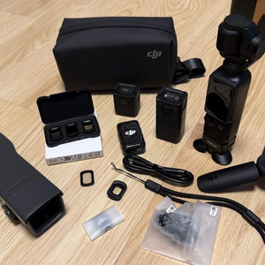 오즈모 포켓3 크리에이터 콤보 박스풀셋 (블랙미스트필터+ND필터3종 등등) DJI케어 가입(26년 7월말까지)