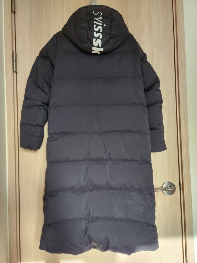 데상트 아우디 여자오리털롱패딩검정잠바 44--3