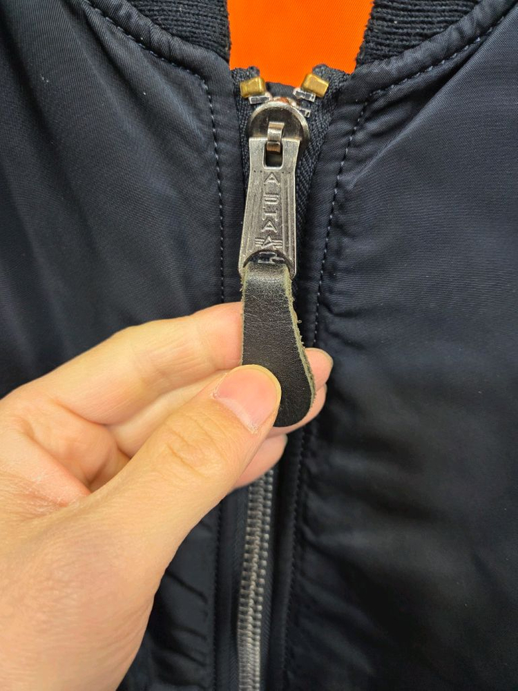 알파인더스트리 초겨울가을 ma-1 항공자켓 L 이미지