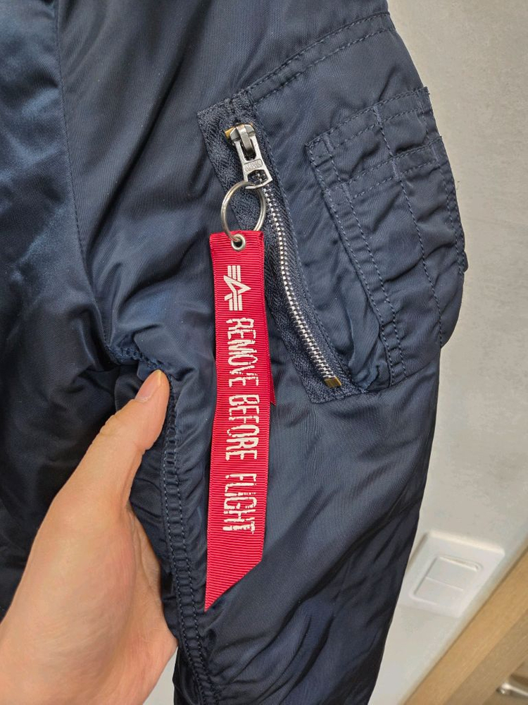 알파인더스트리 초겨울가을 ma-1 항공자켓 L 이미지