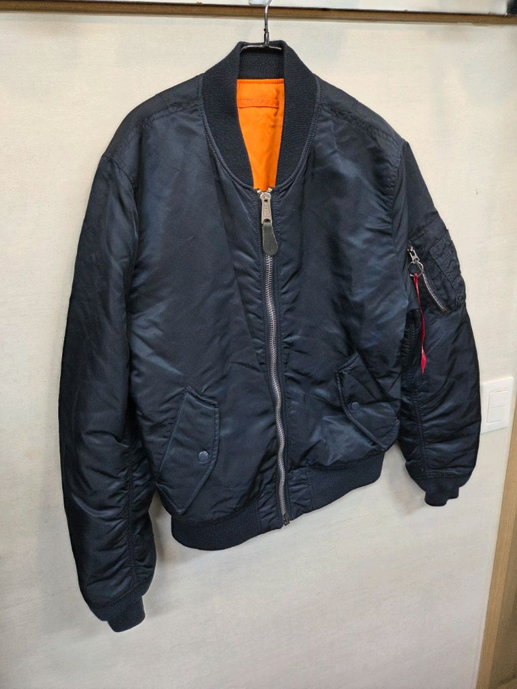 알파인더스트리 초겨울가을 ma-1 항공자켓 L 이미지