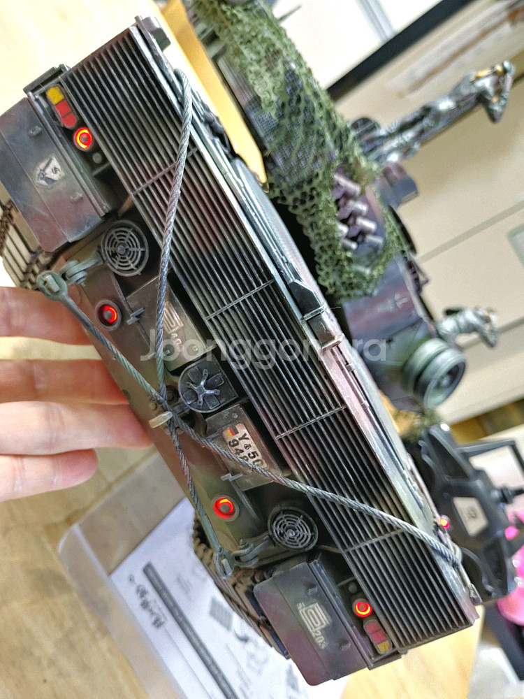 *각종교신가능*대형1/16정밀도색RC카탱크프라모델(헝롱PRO버전)독일레오파드2A6알씨카전차풀셋~바람에언덕에서--4