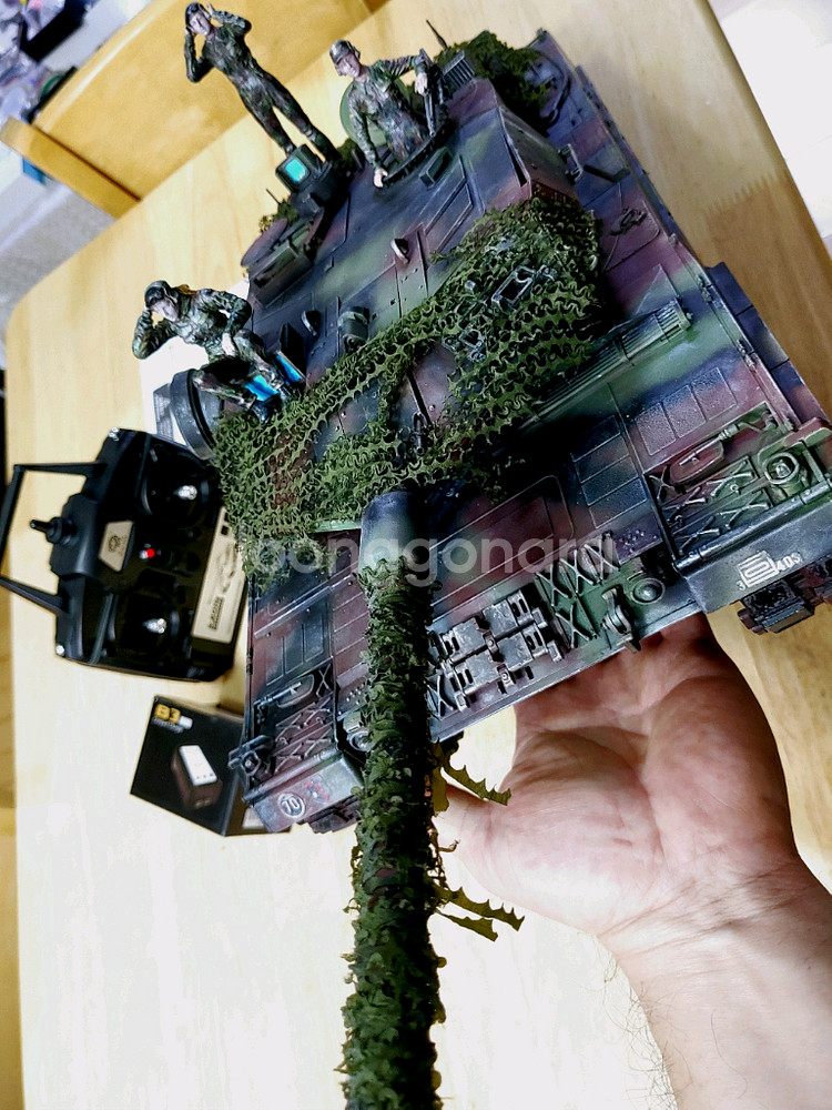 *각종교신가능*대형1/16정밀도색RC카탱크프라모델(헝롱PRO버전)독일레오파드2A6알씨카전차풀셋~바람에언덕에서--6