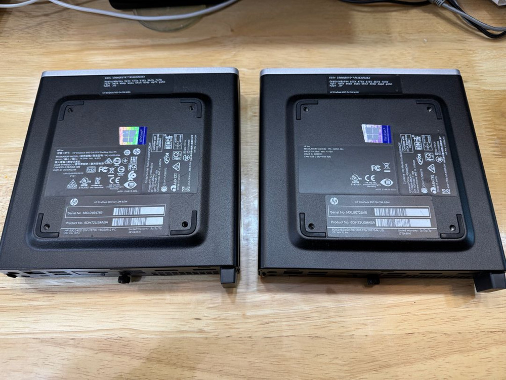 초소형 미니PC HP EliteDesk 800 G4 DM 65W i7-8700 16gb 256gb팝니다--1